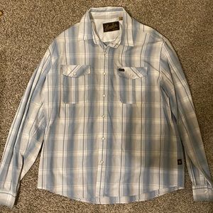 Howler Bros long sleeve pearl snap button down shirt